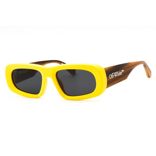 Off White AUSTIN plastic Oval Unisex's Sunglasses-AmbrogioShoes