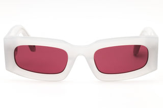 Off White CARY acetate Rectangular Unisex's Sunglasses-AmbrogioShoes