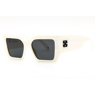 Off White DOVER plastic Rectangular Unisex's Sunglasses-AmbrogioShoes