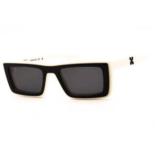 Off White JACOB plastic Rectangular Unisex's Sunglasses-AmbrogioShoes
