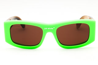 Off White LUCIO plastic Rectangular Unisex's Sunglasses-AmbrogioShoes