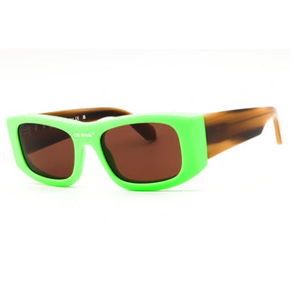 Off White LUCIO plastic Rectangular Unisex's Sunglasses-AmbrogioShoes