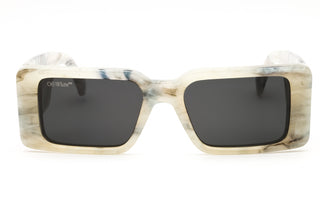Off White MILANO plastic Rectangular Unisex's Sunglasses-AmbrogioShoes
