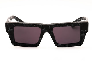 Off White NASSAU plastic Rectangular Unisex's Sunglasses-AmbrogioShoes