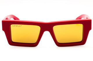 Off White NASSAU plastic Rectangular Unisex's Sunglasses-AmbrogioShoes