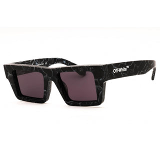 Off White NASSAU plastic Rectangular Unisex's Sunglasses-AmbrogioShoes