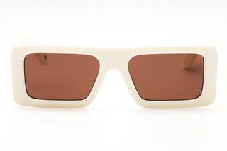 Off White TROY acetate Rectangular Unisex's Sunglasses-AmbrogioShoes