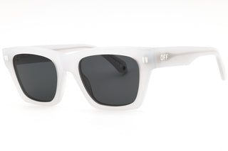 Off White VALDEZ plastic Rectangular Unisex's Sunglasses-AmbrogioShoes