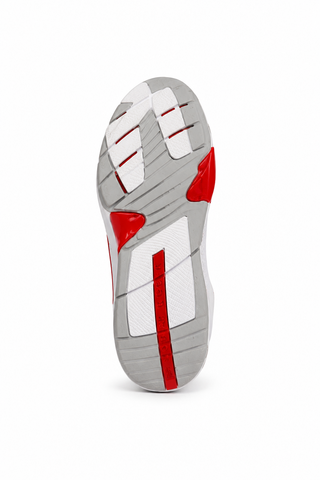 PRADA Luna Rossa Men's Sneaker Men's Designer Shoes LUE001 White/Red (LRM01)-AmbrogioShoes