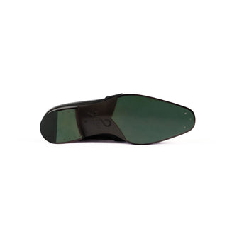 Pastori Galba Men's Shoes Black Patent Calf-Skin Leather Loafer (PAS1009)-AmbrogioShoes