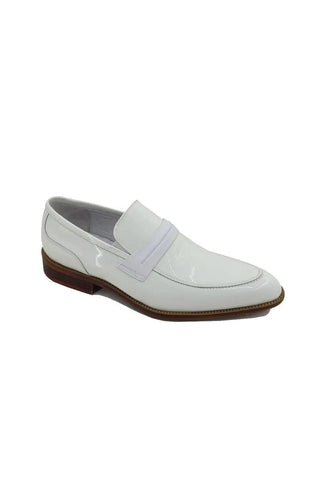 Patent Leather Tuxedo Penny Loafer