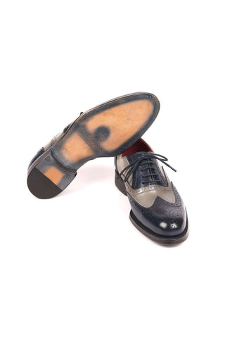 Paul Parkman 021 Leather Goodyear Welted Wing-Tip Oxfords (PM6169)-AmbrogioShoes