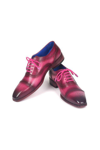 Paul Parkman 024 Leather Cap-Toe Oxford-AmbrogioShoes