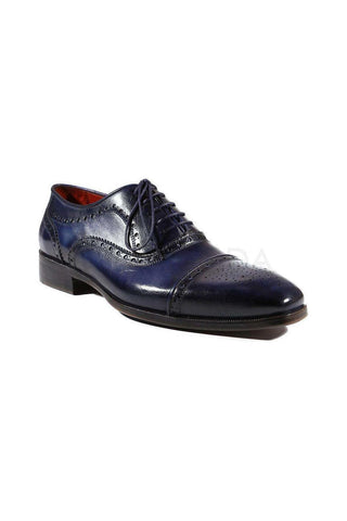 Paul Parkman 024 Leather Cap-Toe Oxford-AmbrogioShoes