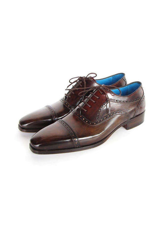 Paul Parkman 024 Leather Cap-Toe Oxford-AmbrogioShoes
