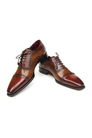 Paul Parkman 024 Leather Cap-Toe Oxford-AmbrogioShoes