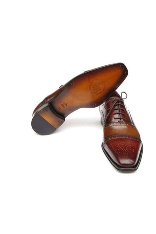 Paul Parkman 024 Leather Cap-Toe Oxford-AmbrogioShoes