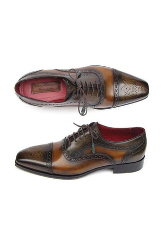 Paul Parkman 024 Leather Cap-Toe Oxford-AmbrogioShoes