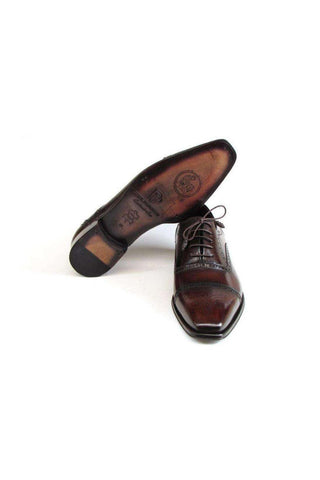 Paul Parkman 024 Leather Cap-Toe Oxford-AmbrogioShoes