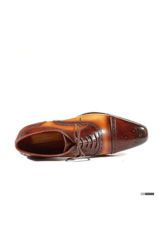 Paul Parkman 024 Leather Cap-Toe Oxford-AmbrogioShoes