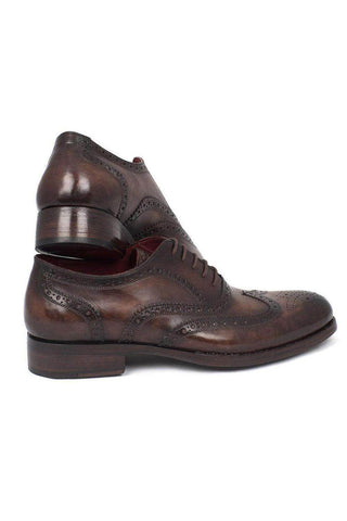 Paul Parkman 027TR Navy Leather Wingtip Oxfords (PM6296)-AmbrogioShoes