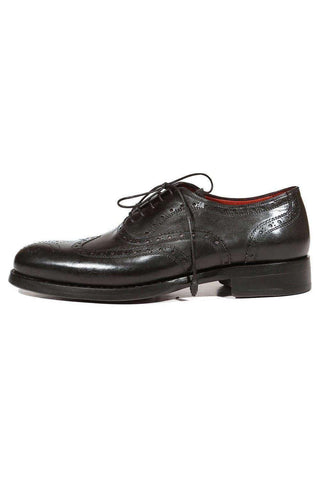 Paul Parkman 027TR Navy Leather Wingtip Oxfords (PM6296)-AmbrogioShoes