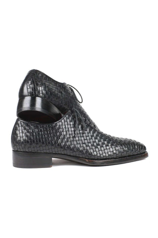 Paul Parkman 044 Woven Calf-Skin Leather Goodyear Welted Oxfords (PM6447)-AmbrogioShoes