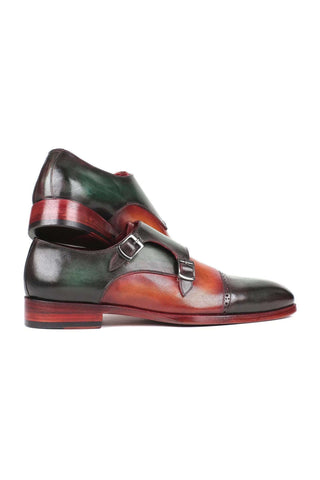 Paul Parkman 045 Calf-Skin Leather Double Monk-Straps (PM6158)-AmbrogioShoes