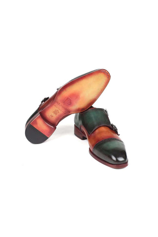 Paul Parkman 045 Calf-Skin Leather Double Monk-Straps (PM6158)-AmbrogioShoes