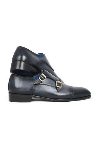 Paul Parkman 045 Calf-Skin Leather Double Monk-Straps (PM6158)-AmbrogioShoes