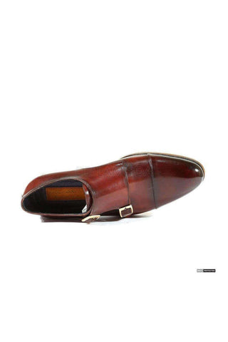 Paul Parkman 045 Leather Double Monk-Straps (PM6158)-AmbrogioShoes