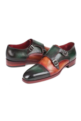 Paul Parkman 045 Leather Double Monk-Straps (PM6158)-AmbrogioShoes