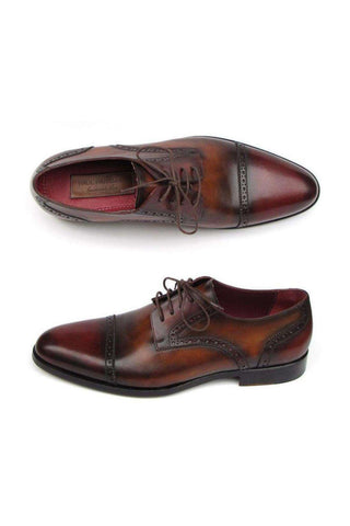 Paul Parkman 046 Calf-Skin Leather Cap-Toe Derby (PM5851)-AmbrogioShoes