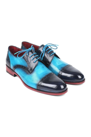 Paul Parkman 046 Calf-Skin Leather Cap-Toe Derby (PM5851)-AmbrogioShoes