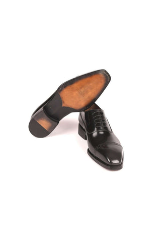 Paul Parkman 056BLK84 Burgundy Polished Leather Cap-Toe Oxfords(PM6259)