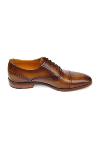 Paul Parkman 074 Mens's Shoes Calf-Skin Leather Cap-Toe Oxfords (PM4028)-AmbrogioShoes
