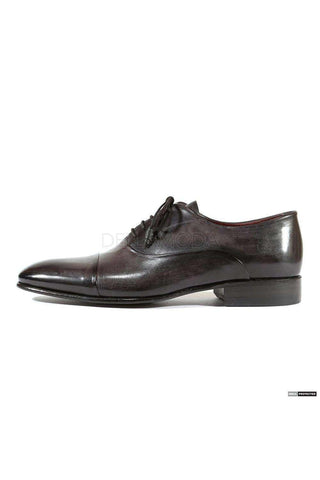 Paul Parkman 074 Mens's Shoes Calf-Skin Leather Cap-Toe Oxfords (PM4028)-AmbrogioShoes