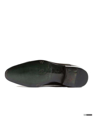 Paul Parkman 074 Mens's Shoes Leather Cap-Toe Oxfords (PM4028)-AmbrogioShoes