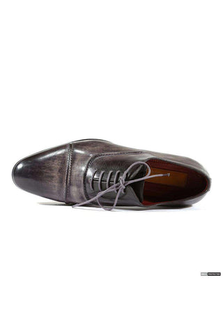 Paul Parkman 077 Men's Calf-Skin Leather Cap-Toe Oxfords (PM6164)-AmbrogioShoes