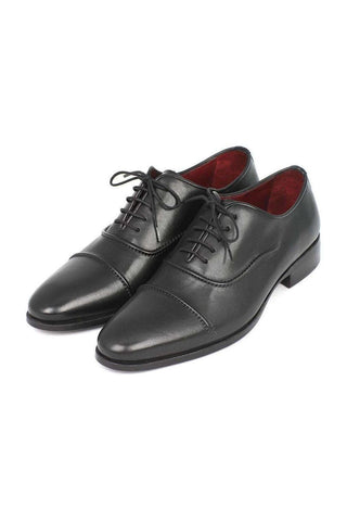 Paul Parkman 077 Men's Calf-Skin Leather Cap-Toe Oxfords (PM6164)-AmbrogioShoes