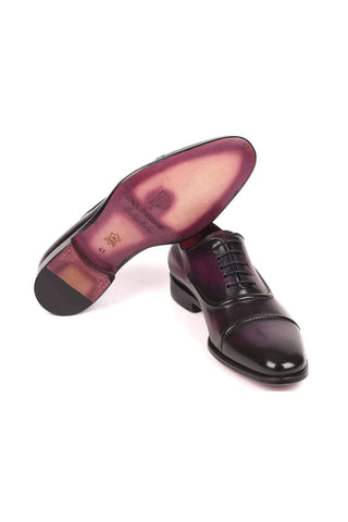 Paul Parkman 077 Men's Leather Cap-Toe Oxfords (PM6164)-AmbrogioShoes
