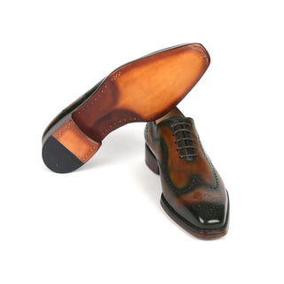 Paul Parkman 081 Men's Shoes Calf-Skin Leather Goodyear Welted Oxfords (PM6370)-AmbrogioShoes