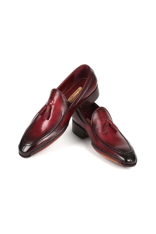Paul Parkman 082 Leather Opanka Tassel Loafers (PM6358)-AmbrogioShoes