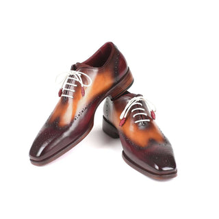 Paul Parkman 097 Men's Shoes Calf-Skin Leather Wign-Tip Oxfords (PM5708)-AmbrogioShoes