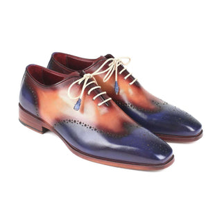 Paul Parkman 097 Men's Shoes Calf-Skin Leather Wign-Tip Oxfords (PM5708)-AmbrogioShoes