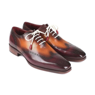 Paul Parkman 097 Men's Shoes Calf-Skin Leather Wign-Tip Oxfords (PM5708)-AmbrogioShoes