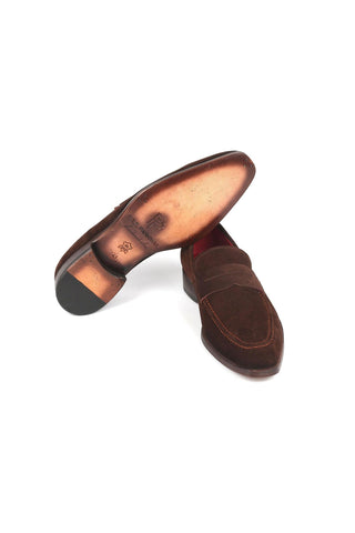 Paul Parkman 10SD21 Suede Penny Loafers (PM6322)-AmbrogioShoes