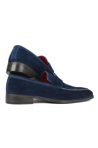 Paul Parkman 10SD21 Suede Penny Loafers (PM6322)