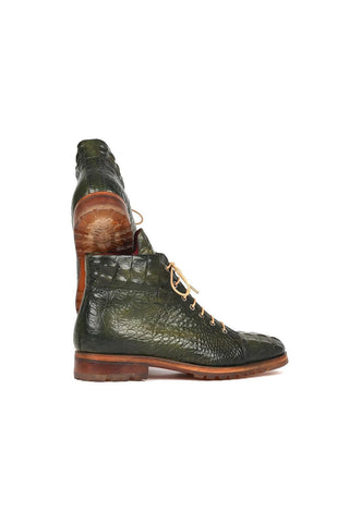 Paul Parkman 12811 Crocodile Embossed Calf-Skin Leather Boots (PM6422)-AmbrogioShoes