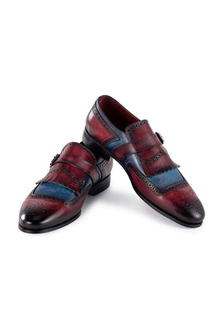 Paul Parkman 12B Leather Kiltie Single Monk Strap (PM6442)